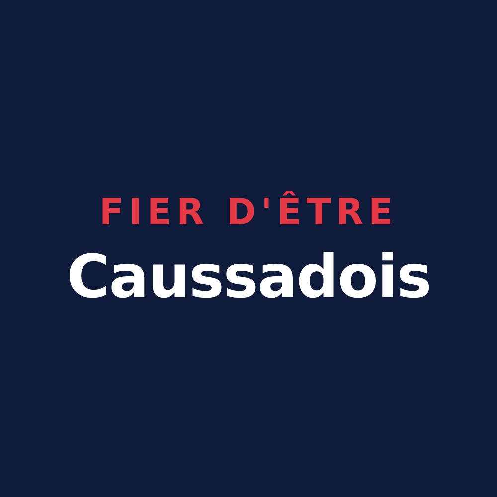 T-shirt « Fier d'être Caussadois » — design pour Caussade-Rivière