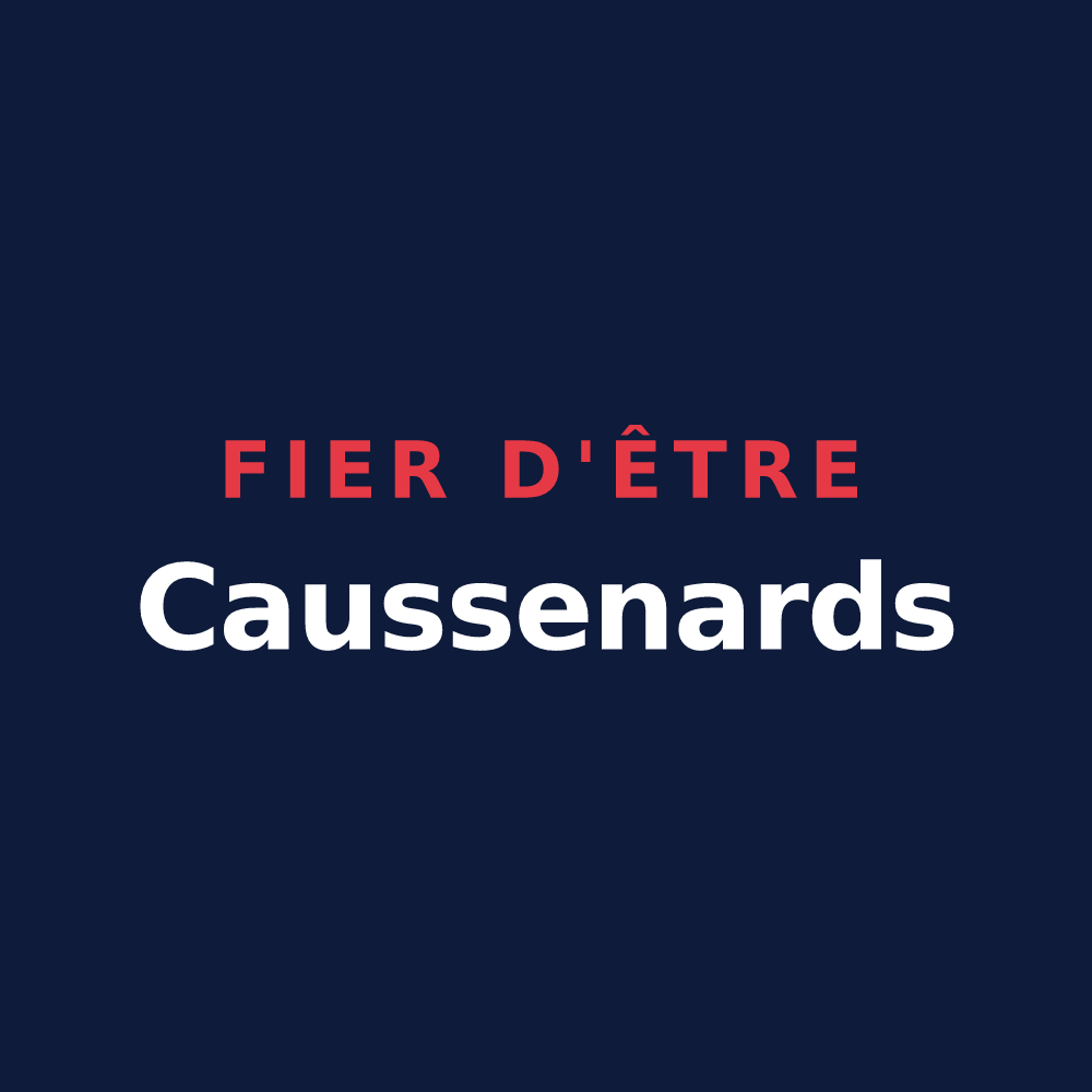 T-shirt « Fier d'être Caussenards » — design pour Causse-de-la-Selle