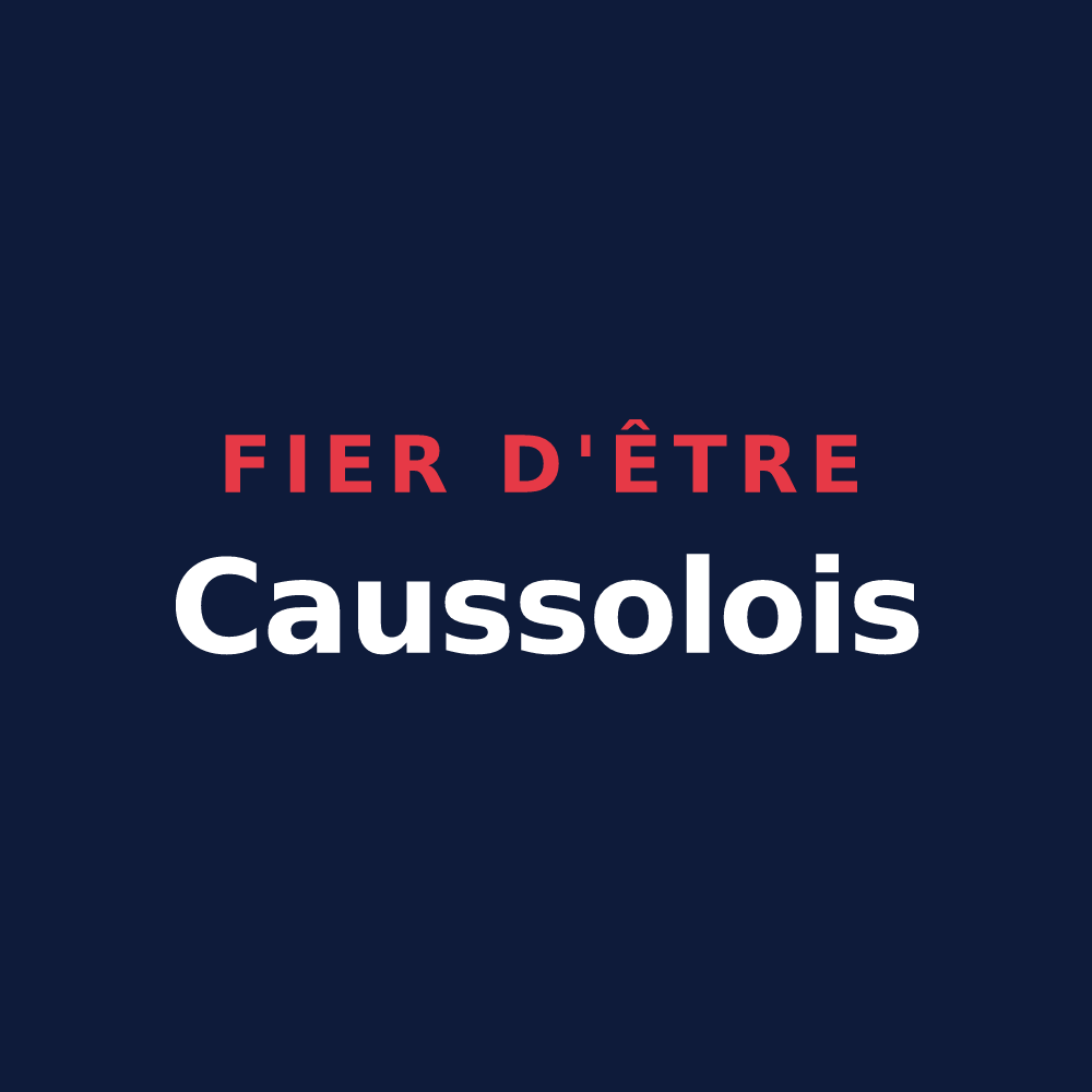 T-shirt « Fier d'être Caussolois » — design pour Caussols
