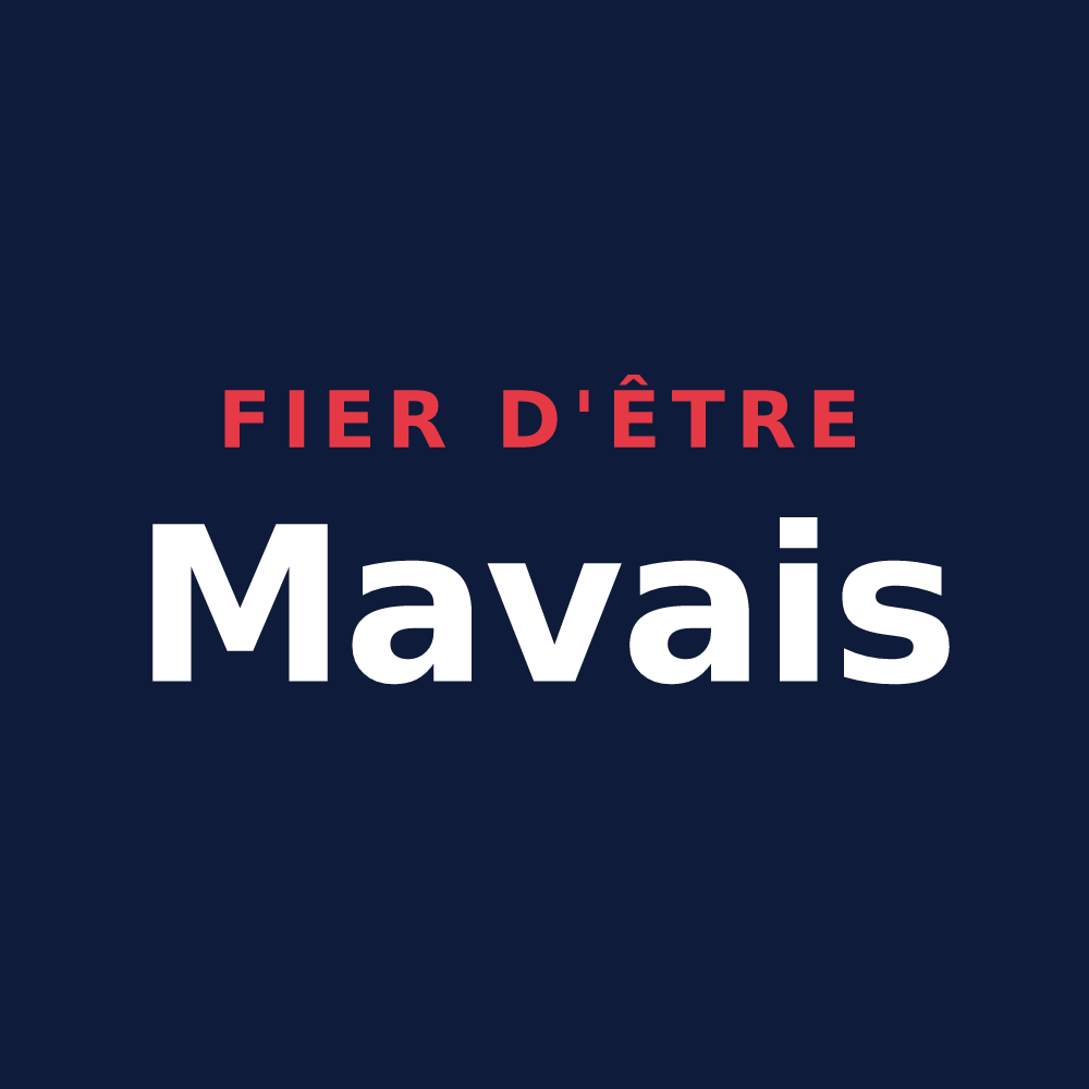 T-shirt « Fier d'être Mavais » — design pour Cauvigny