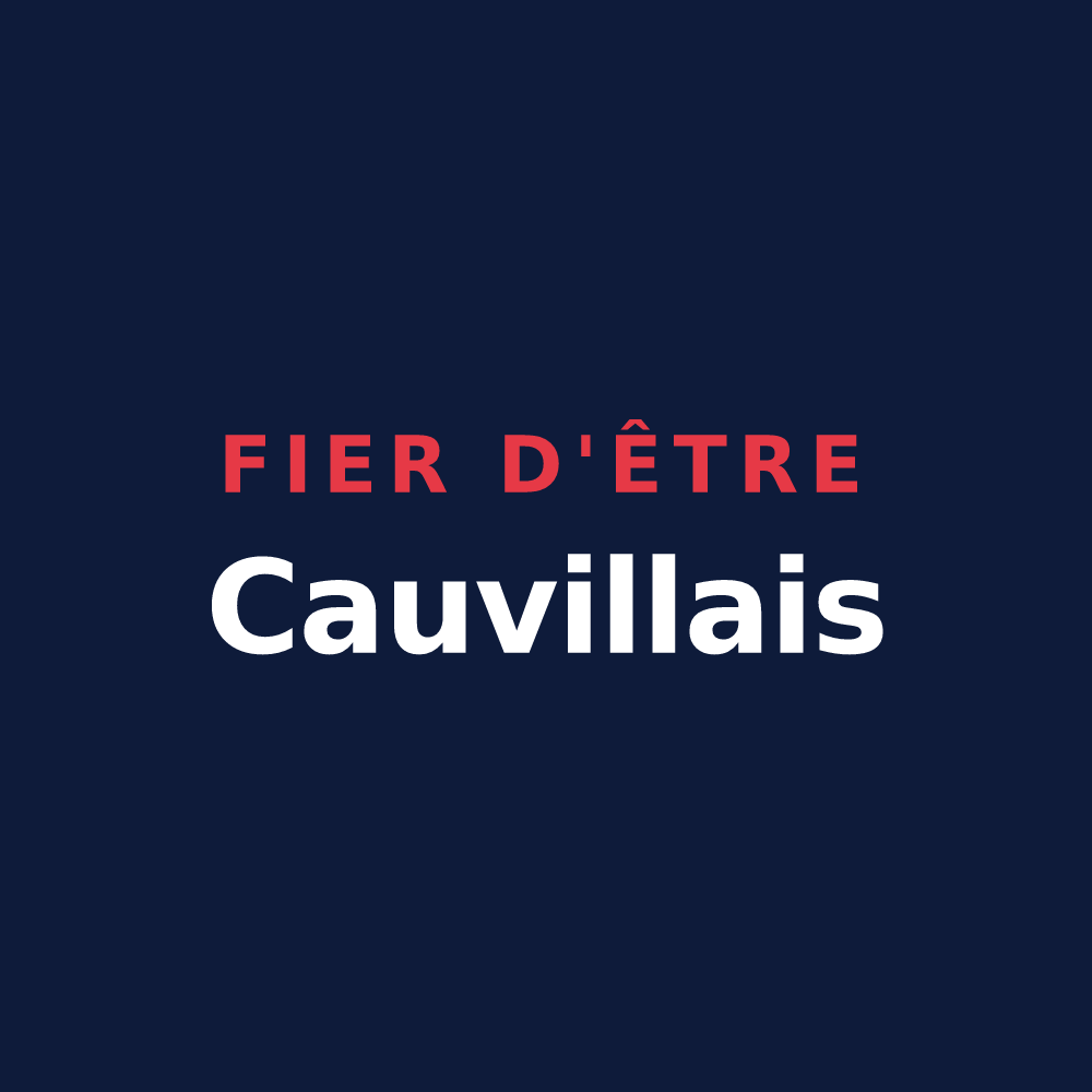 T-shirt « Fier d'être Cauvillais » — design pour Cauville