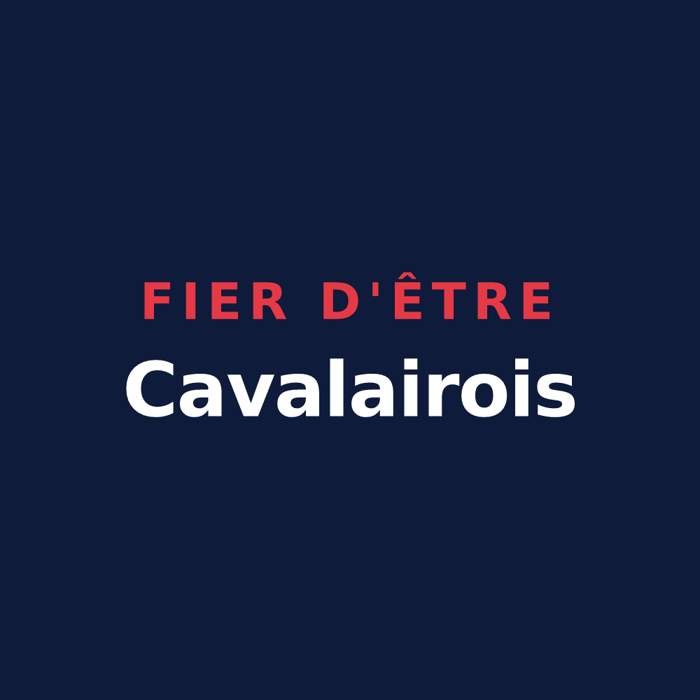 T-shirt « Fier d'être Cavalairois » — design pour Cavalaire-sur-Mer
