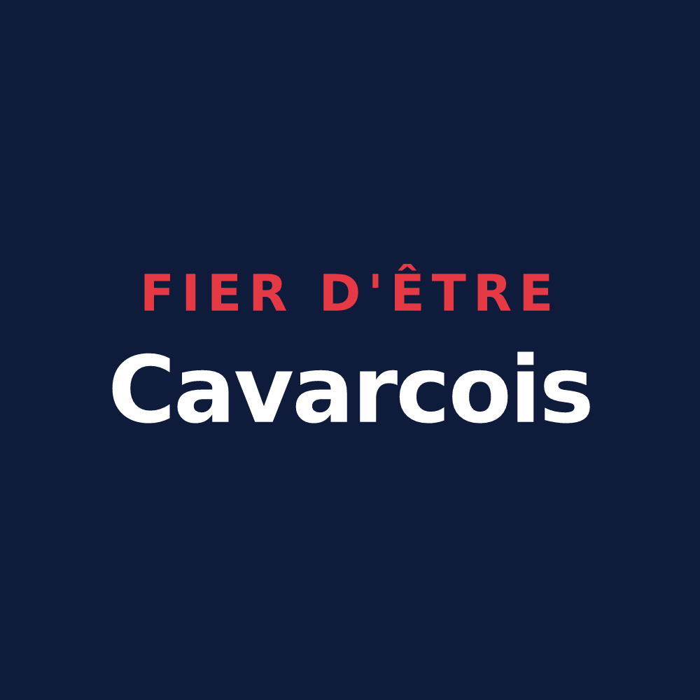 T-shirt « Fier d'être Cavarcois » — design pour Cavarc