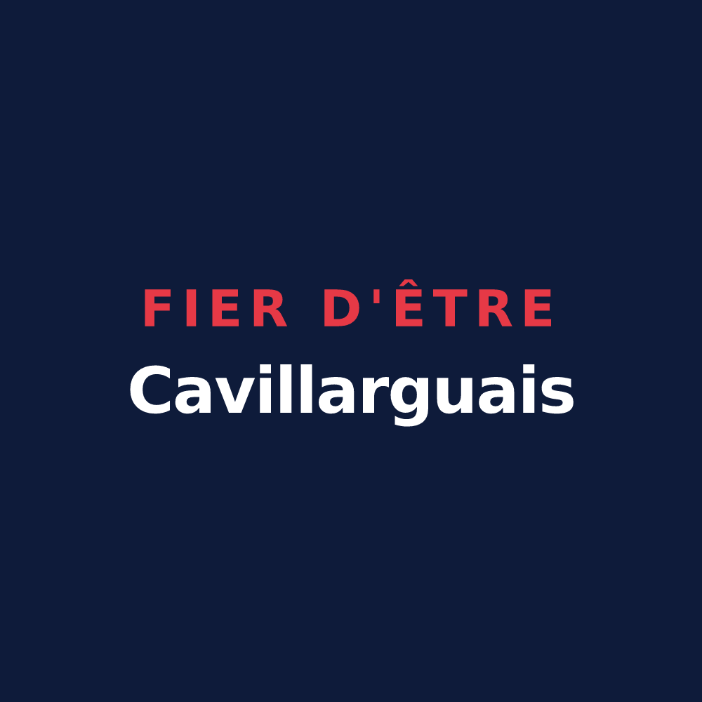 T-shirt « Fier d'être Cavillarguais » — design pour Cavillargues