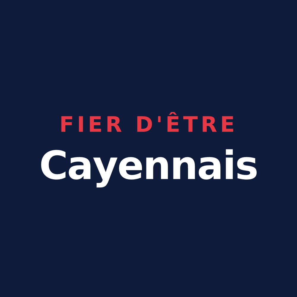 T-shirt « Fier d'être Cayennais » — design pour Cayenne