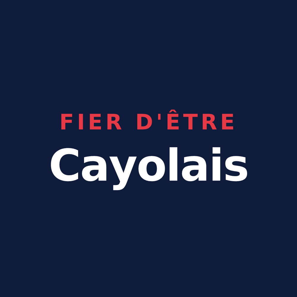 T-shirt « Fier d'être Cayolais » — design pour Cayeux-sur-Mer