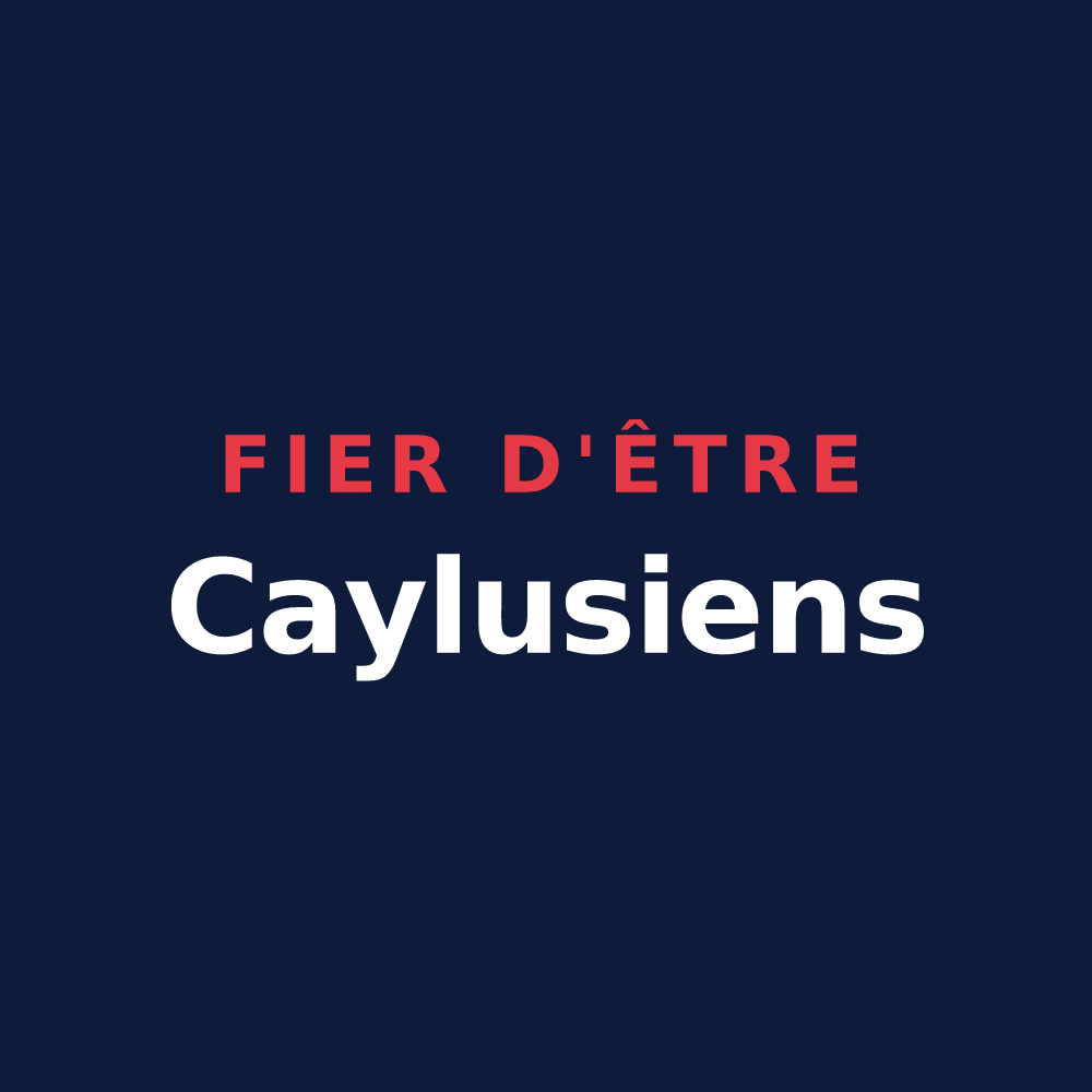 T-shirt « Fier d'être Caylusiens » — design pour Caylus