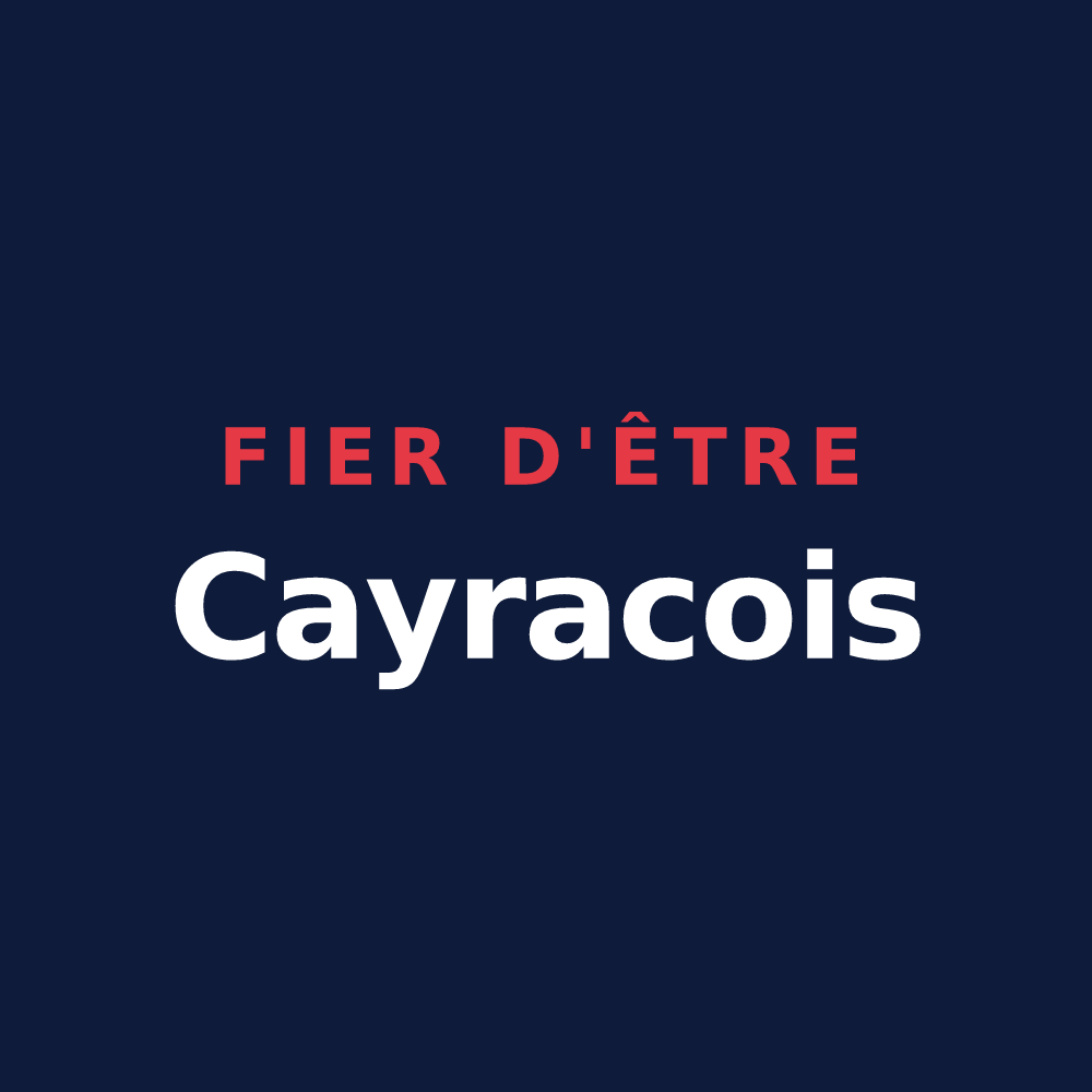 T-shirt « Fier d'être Cayracois » — design pour Cayrac