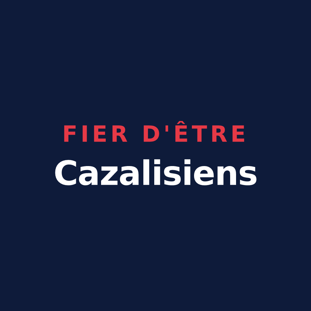 T-shirt « Fier d'être Cazalisiens » — design pour Cazalis