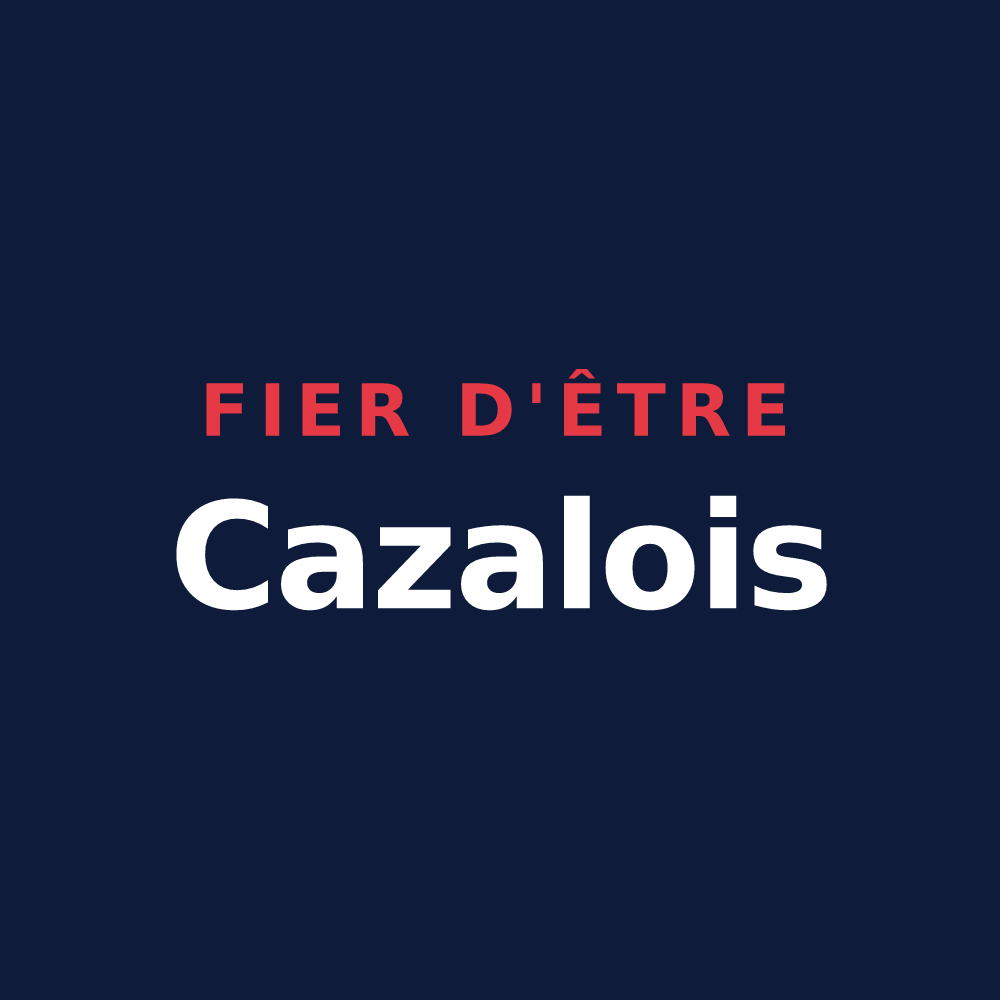T-shirt « Fier d'être Cazalois » — design pour Cazals-des-Baylès