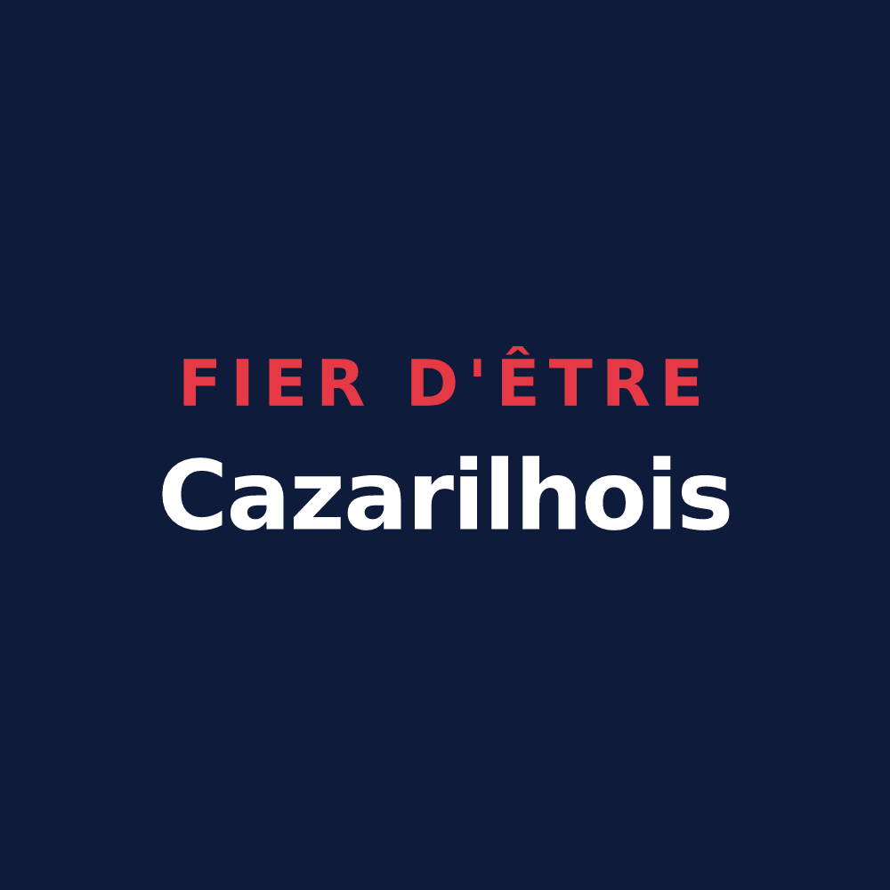 T-shirt « Fier d'être Cazarilhois » — design pour Cazarilh
