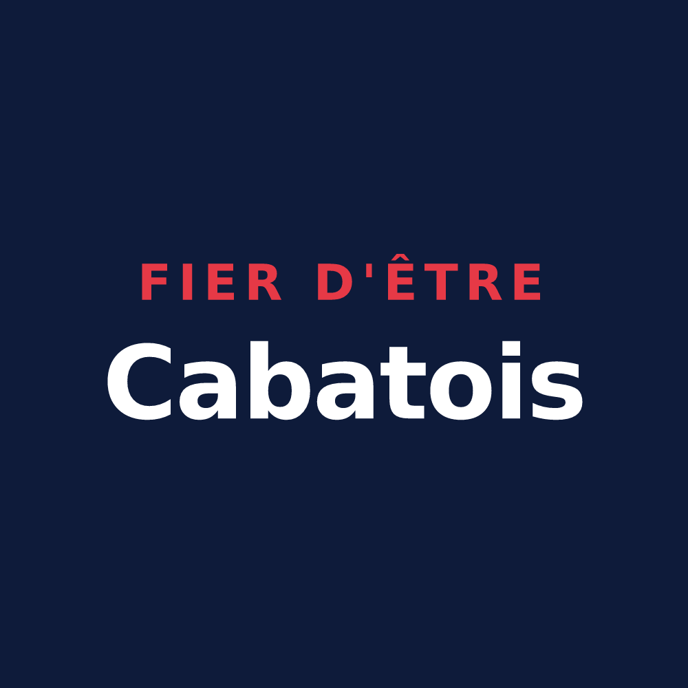 T-shirt « Fier d'être Cabatois » — design pour Cazaux-Debat