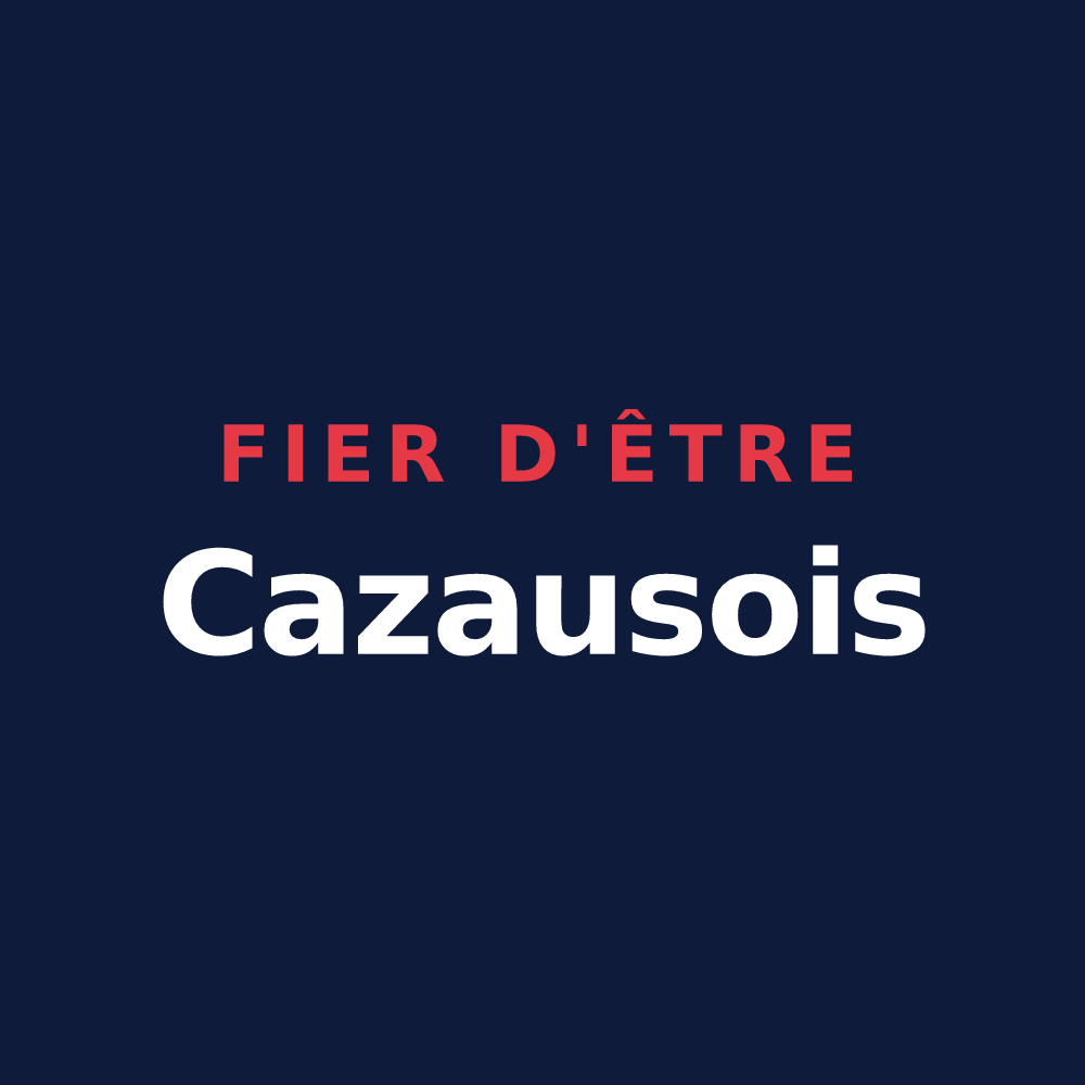 T-shirt « Fier d'être Cazausois » — design pour Cazaux