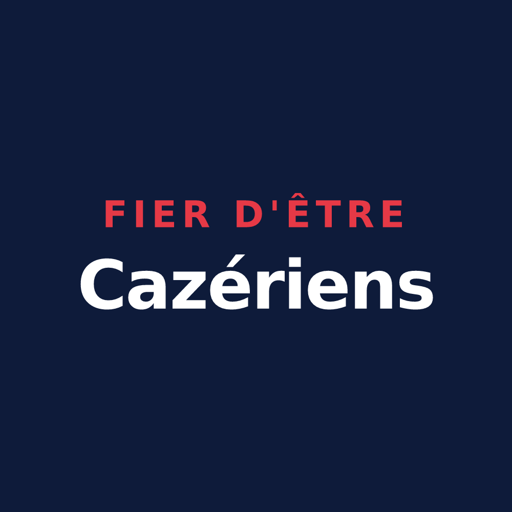 T-shirt « Fier d'être Cazériens » — design pour Cazères-sur-l'Adour