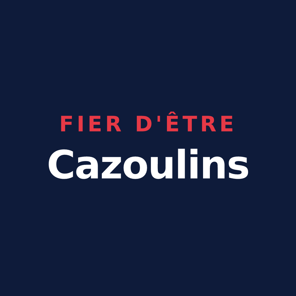 T-shirt « Fier d'être Cazoulins » — design pour Cazouls-d'Hérault