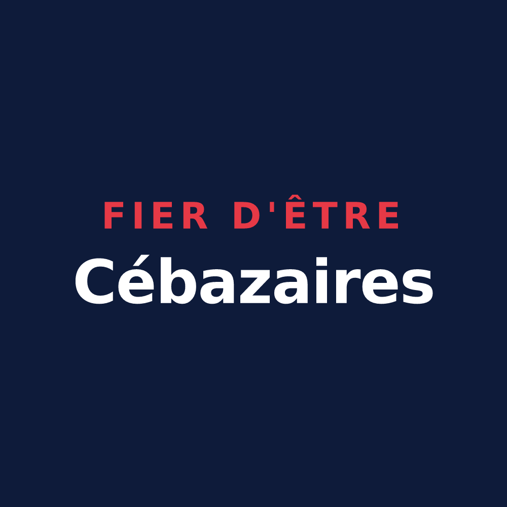 T-shirt « Fier d'être Cébazaires » — design pour Cébazat