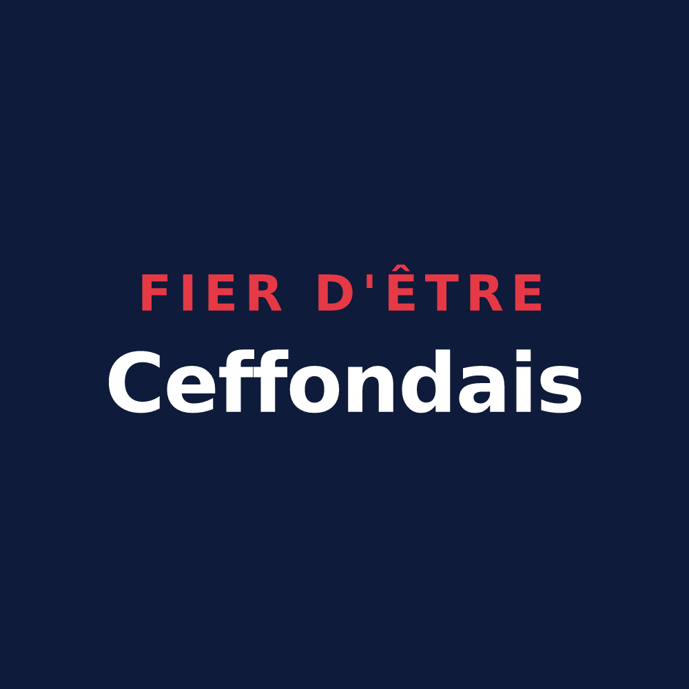 T-shirt « Fier d'être Ceffondais » — design pour Ceffonds