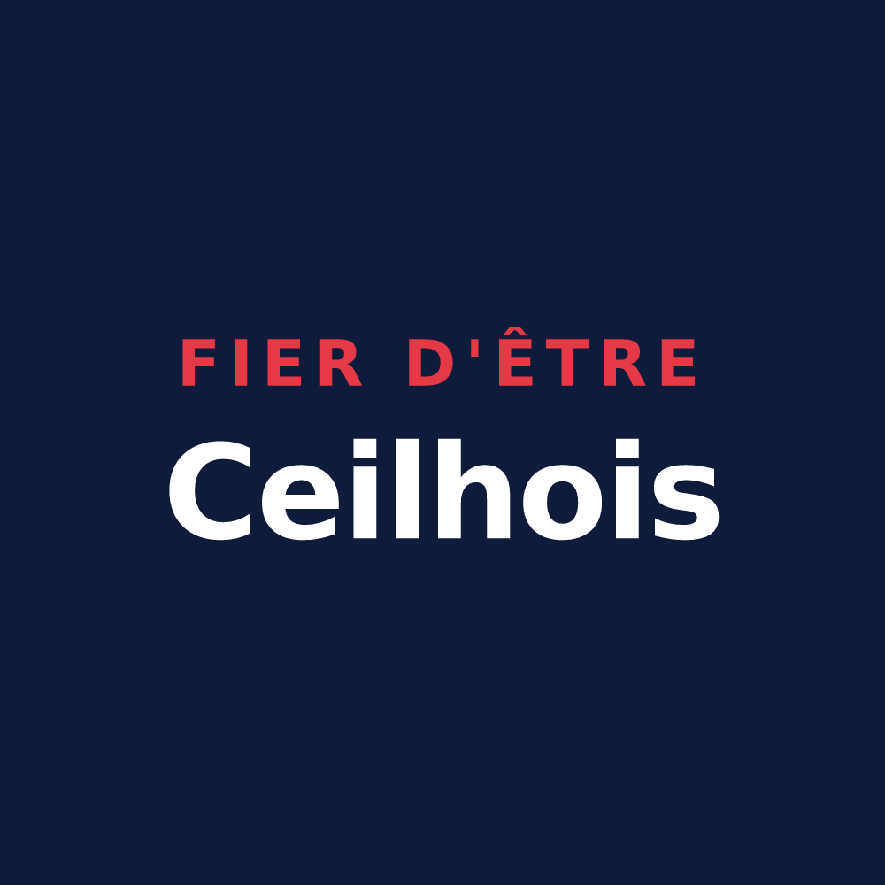 T-shirt « Fier d'être Ceilhois » — design pour Ceilhes-et-Rocozels