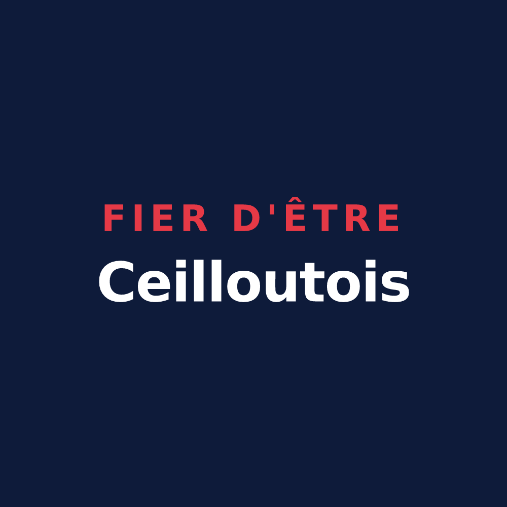 T-shirt « Fier d'être Ceilloutois » — design pour Ceilloux