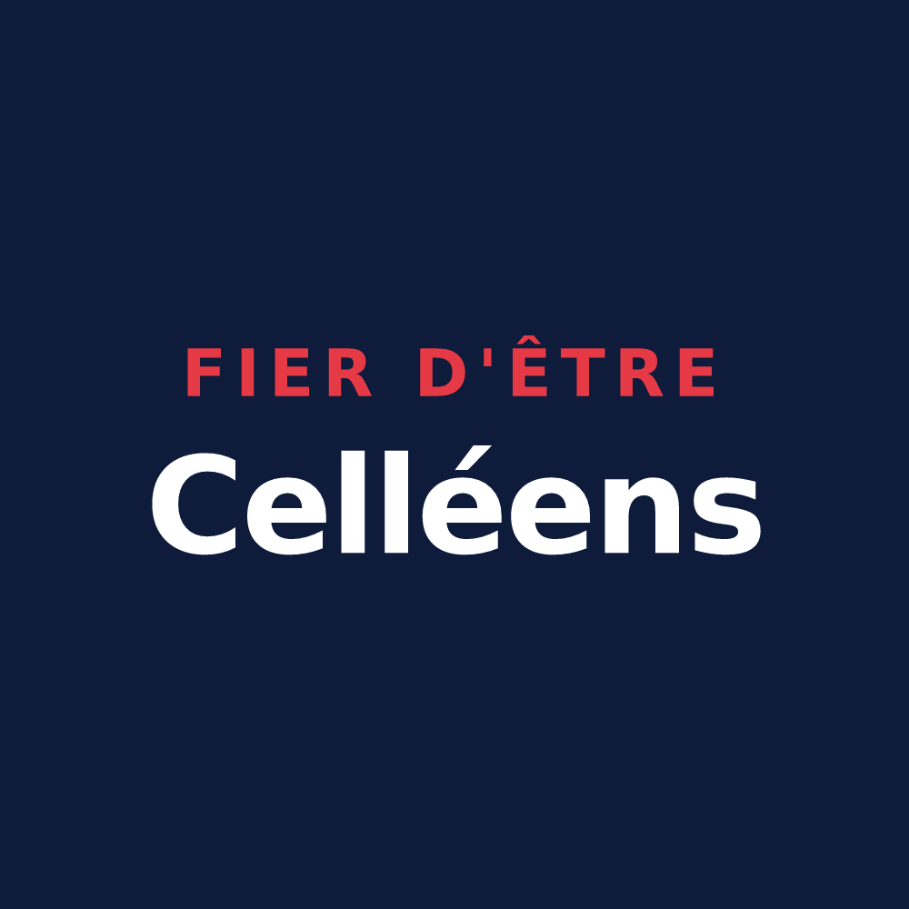 T-shirt « Fier d'être Celléens » — design pour Cellé