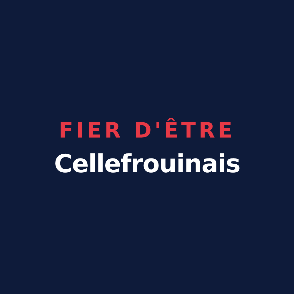 T-shirt « Fier d'être Cellefrouinais » — design pour Cellefrouin