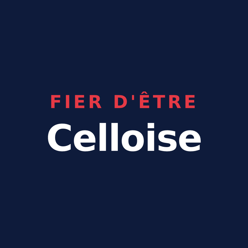 T-shirt « Fier d'être Celloise » — design pour Celles-sur-Belle