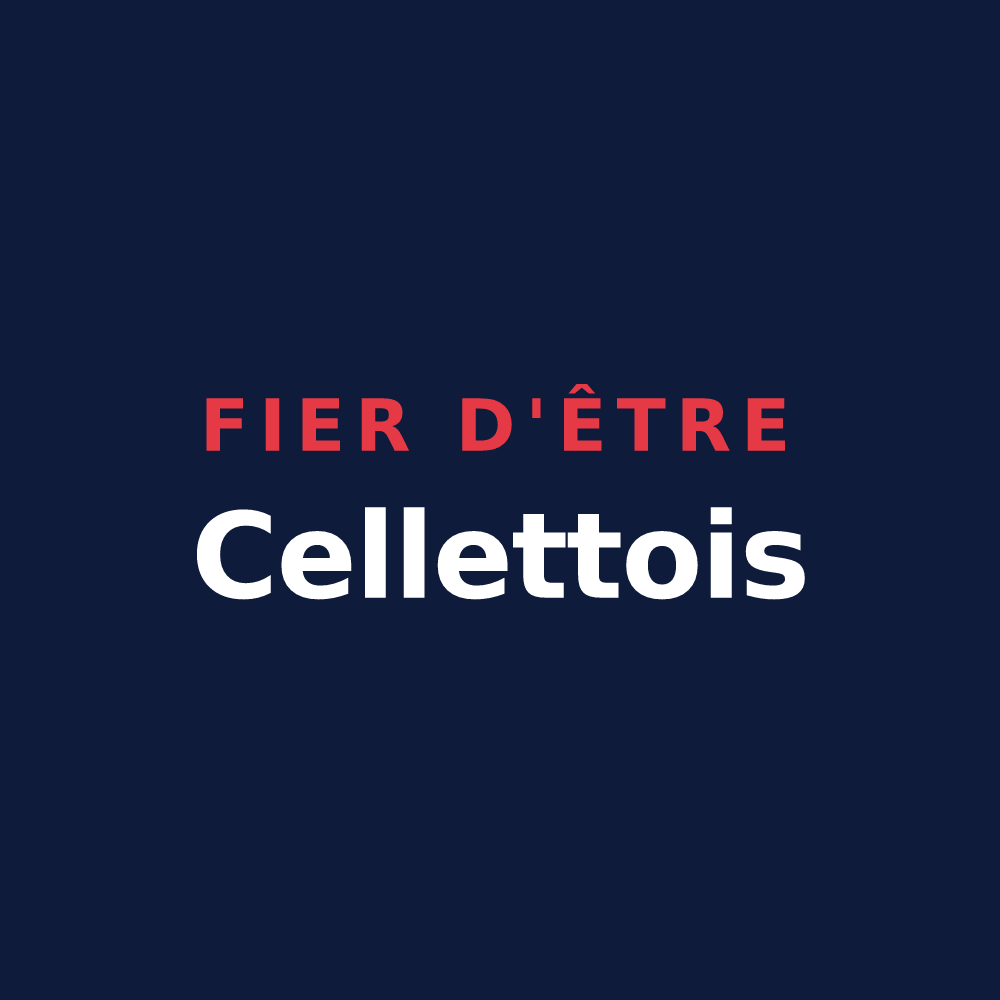 T-shirt « Fier d'être Cellettois » — design pour Cellettes