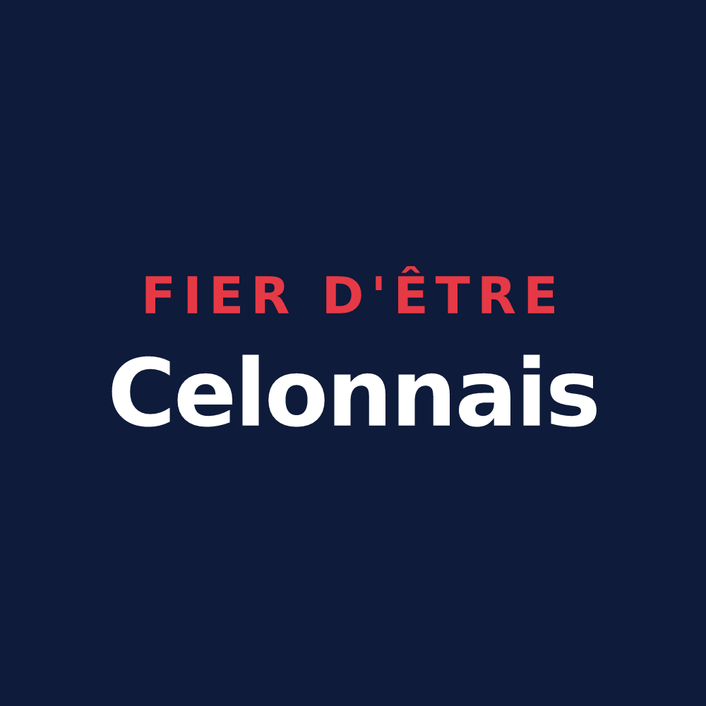 T-shirt « Fier d'être Celonnais » — design pour Celon