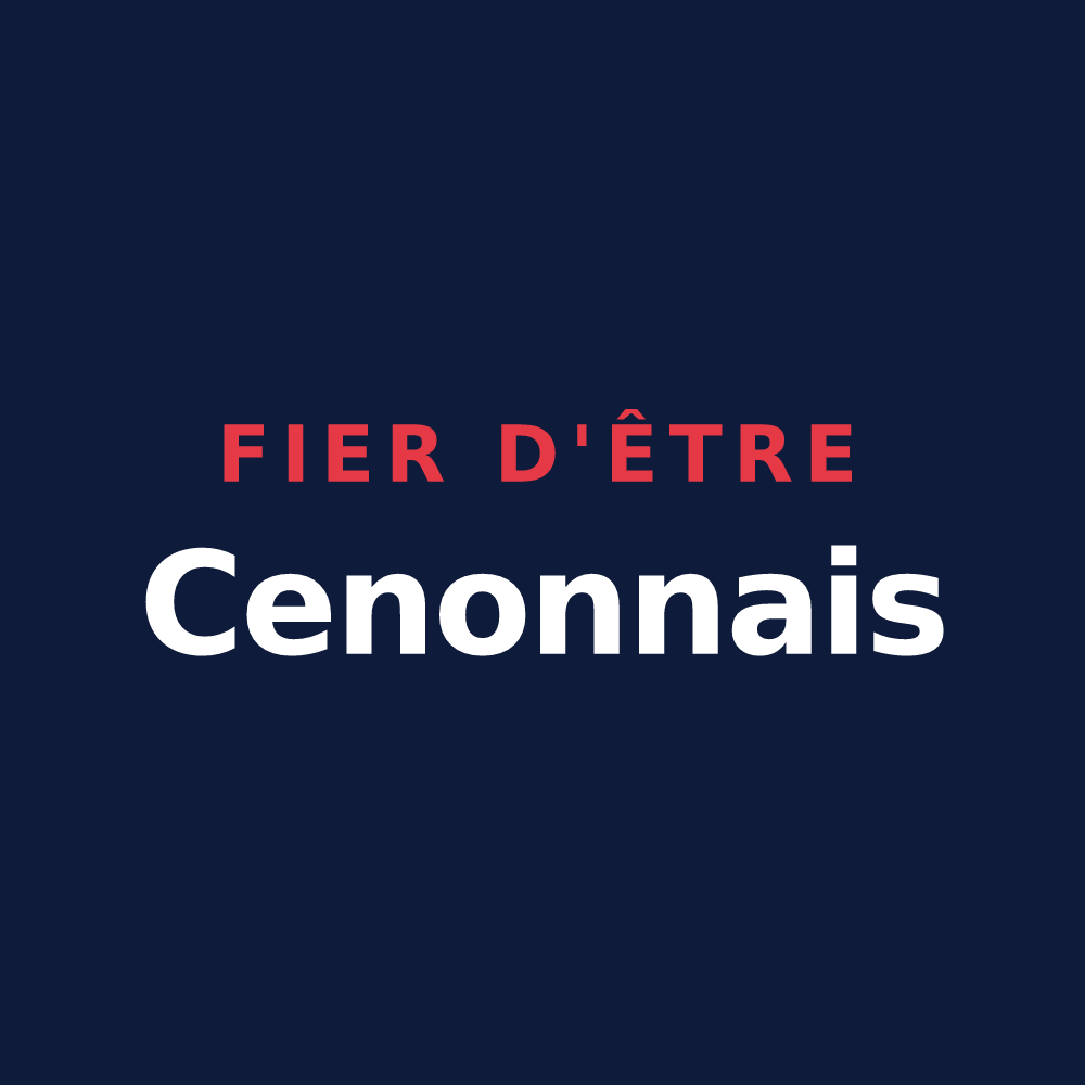 T-shirt « Fier d'être Cenonnais » — design pour Cenon