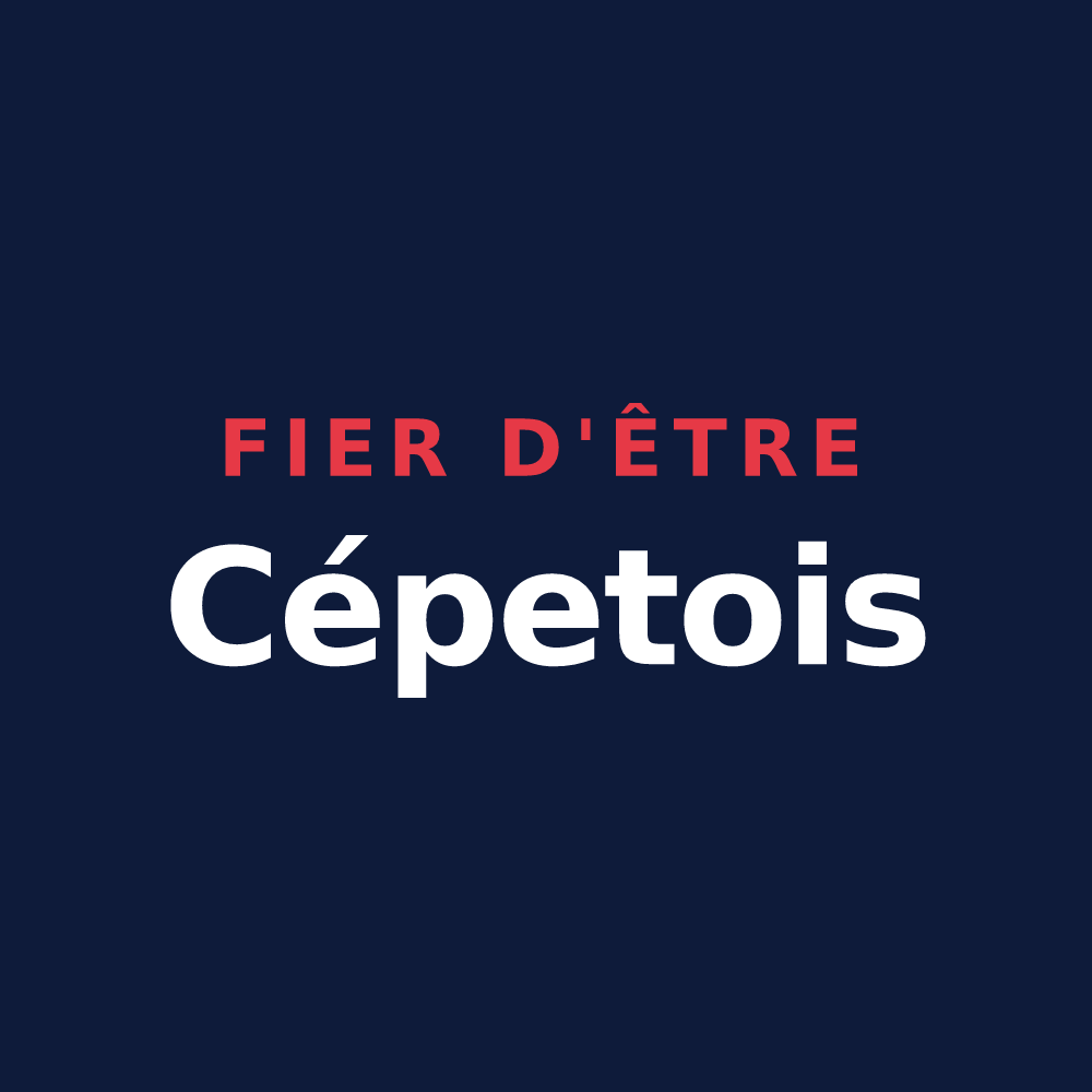 T-shirt « Fier d'être Cépetois » — design pour Cépet