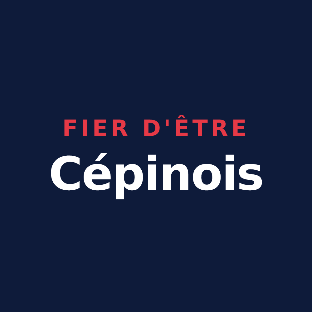 T-shirt « Fier d'être Cépinois » — design pour Cépie