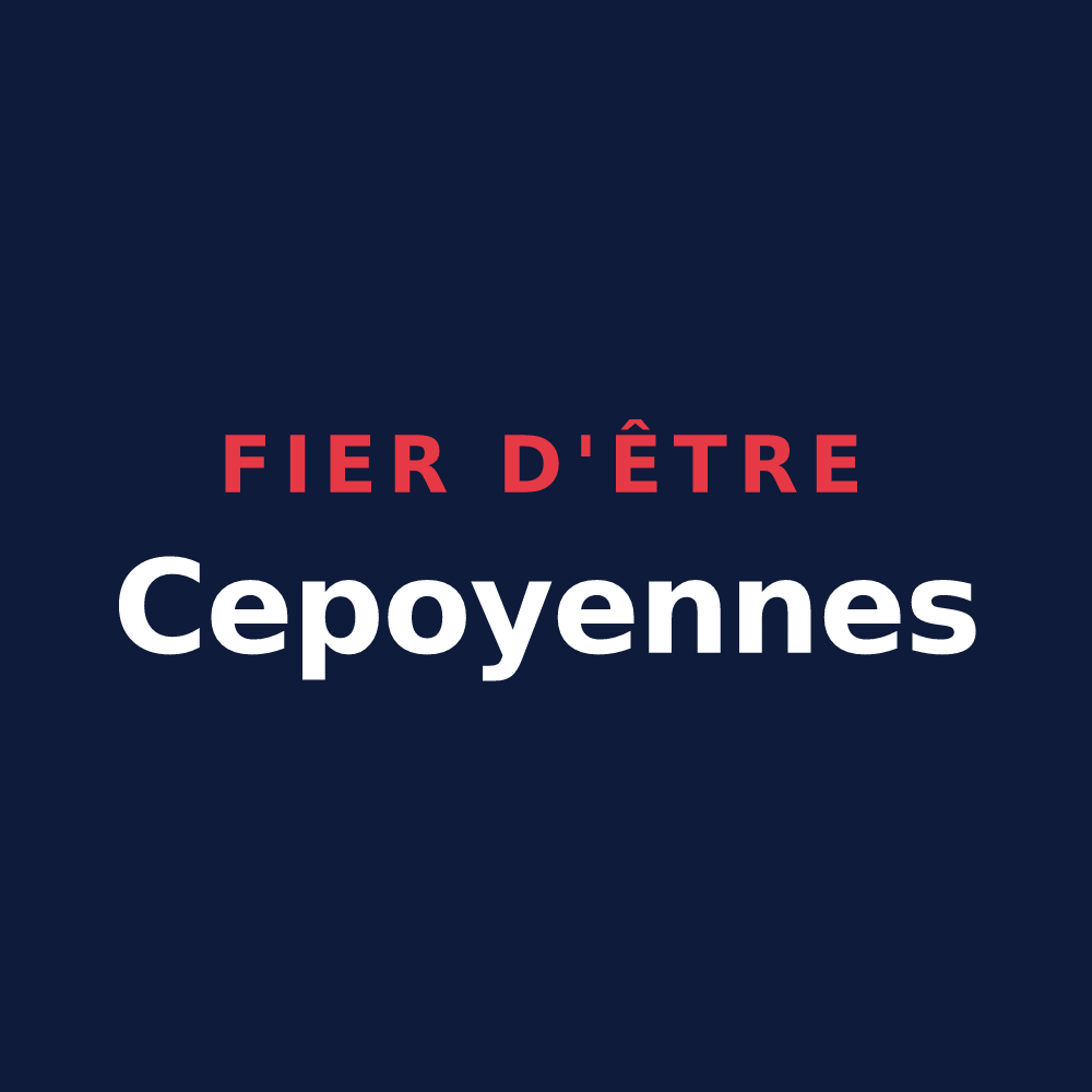 T-shirt « Fier d'être Cepoyennes » — design pour Cepoy