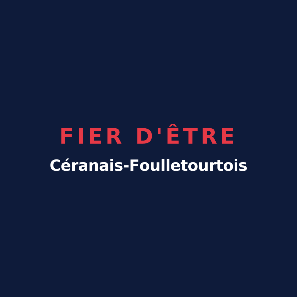 T-shirt « Fier d'être Céranais-Foulletourtois » — design pour Cérans-Foulletourte