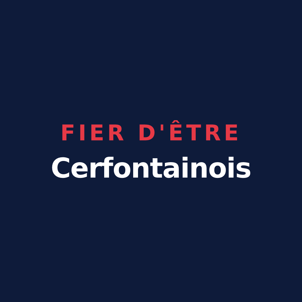 T-shirt « Fier d'être Cerfontainois » — design pour Cerfontaine