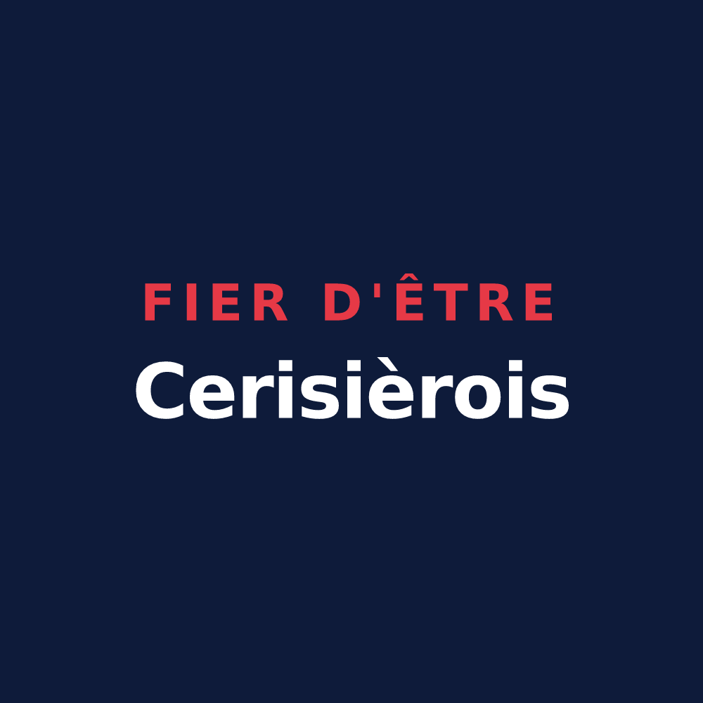 T-shirt « Fier d'être Cerisièrois » — design pour Cerisières