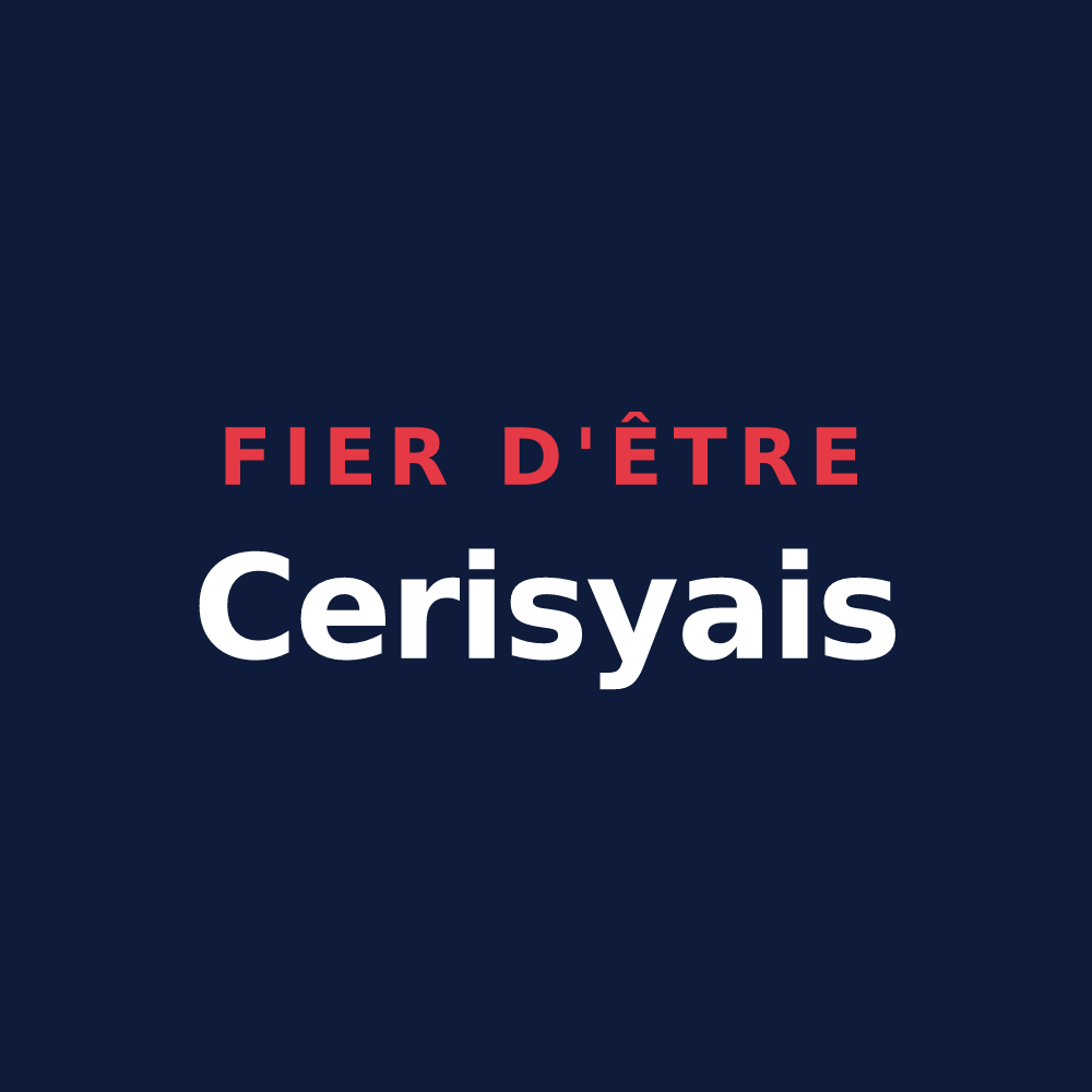 T-shirt « Fier d'être Cerisyais » — design pour Cerisy-la-Forêt