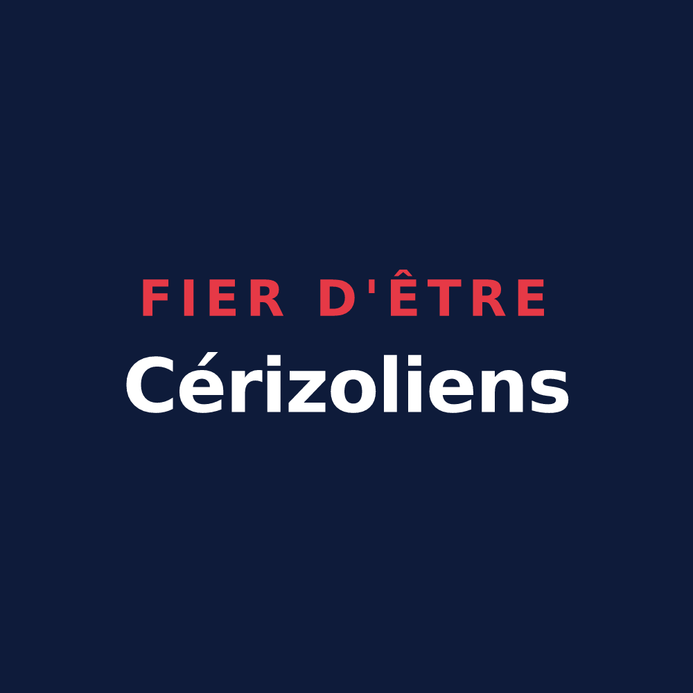 T-shirt « Fier d'être Cérizoliens » — design pour Cérizols