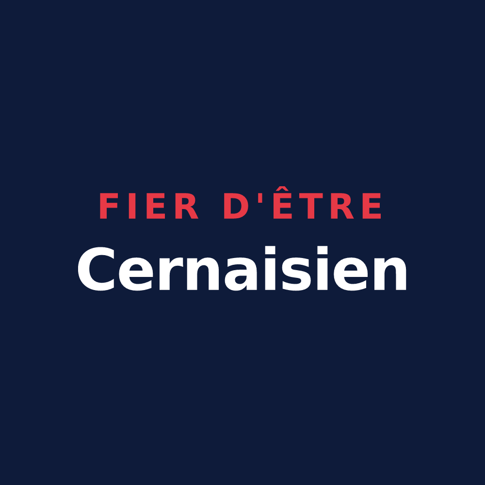 T-shirt « Fier d'être Cernaisien » — design pour Cernay
