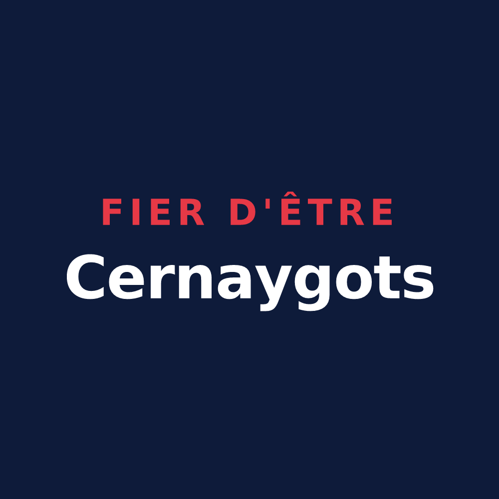 T-shirt « Fier d'être Cernaygots » — design pour Cernay-en-Dormois