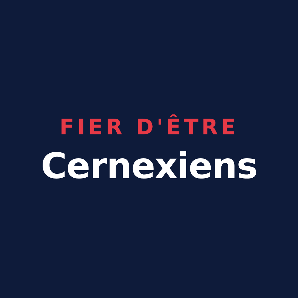 T-shirt « Fier d'être Cernexiens » — design pour Cernex