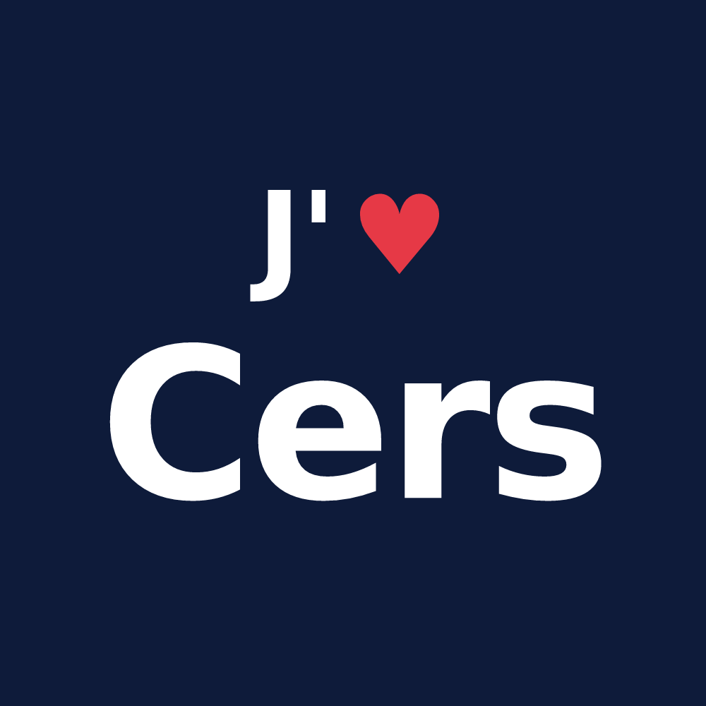 T-shirt personnalisé Cers — design J'aime Cers