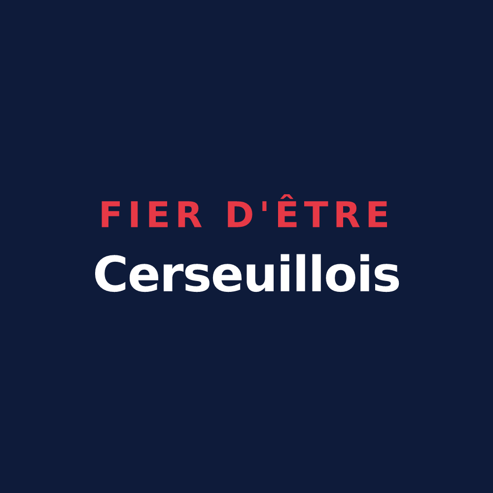 T-shirt « Fier d'être Cerseuillois » — design pour Cerseuil