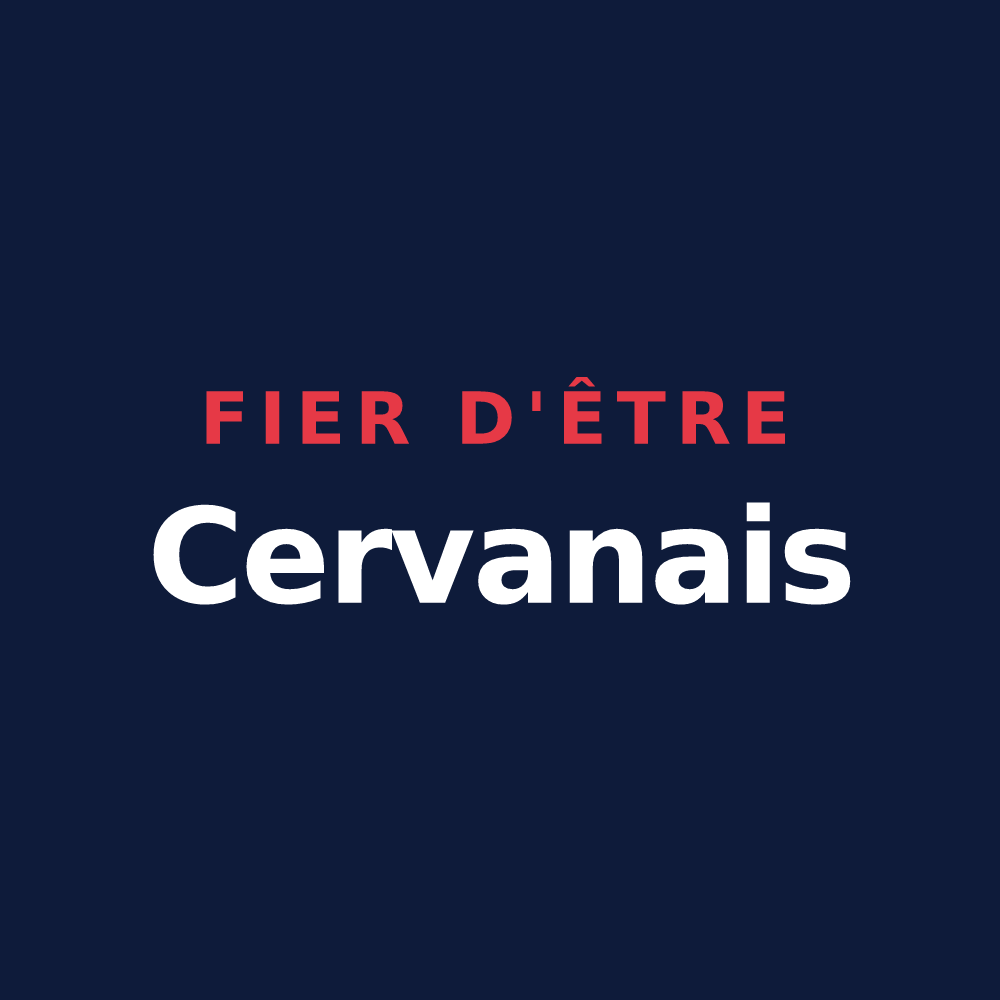 T-shirt « Fier d'être Cervanais » — design pour Cervens