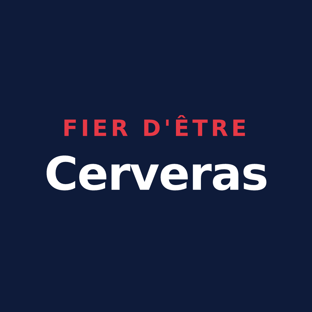 T-shirt « Fier d'être Cerveras » — design pour Cervières