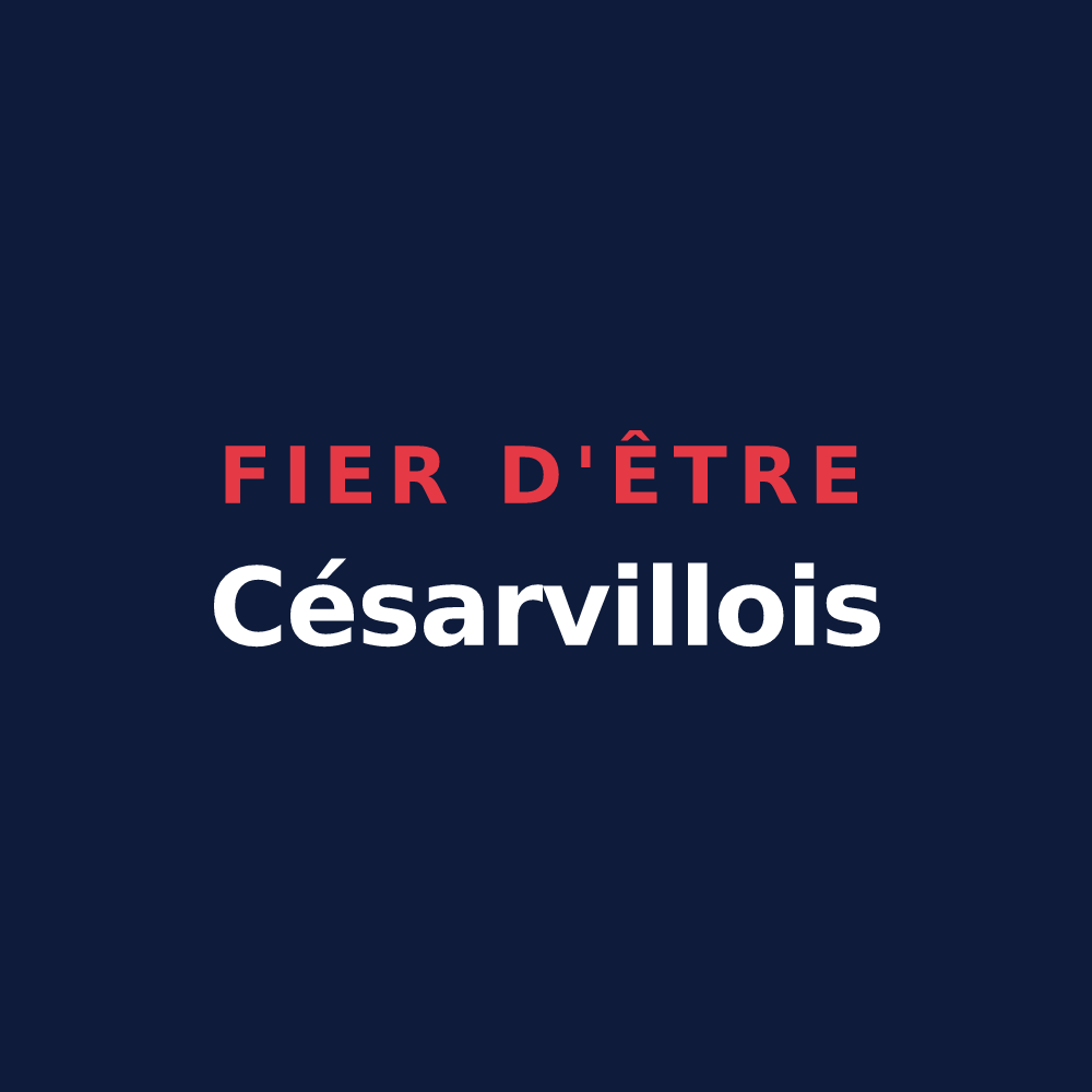 T-shirt « Fier d'être Césarvillois » — design pour Césarville-Dossainville