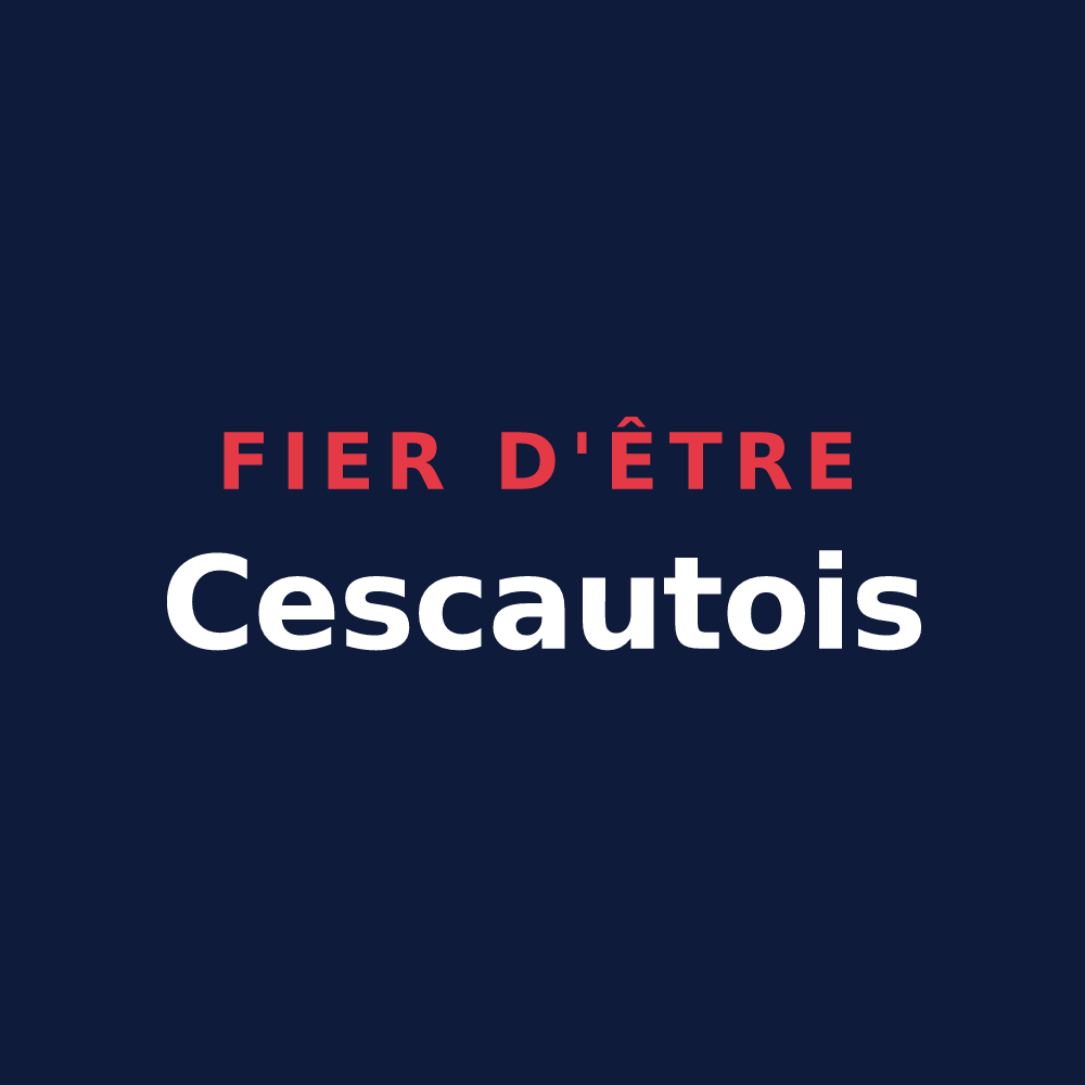 T-shirt « Fier d'être Cescautois » — design pour Cescau