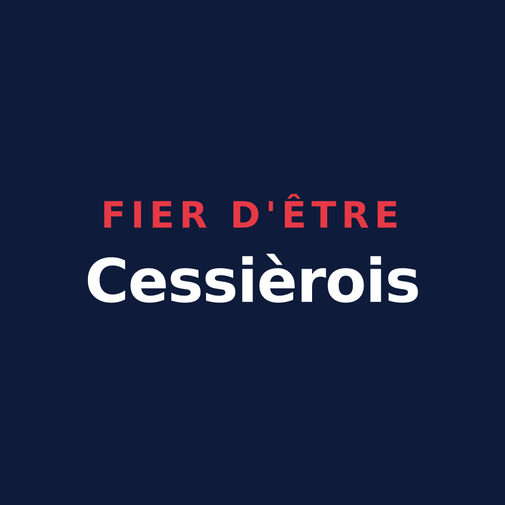 T-shirt « Fier d'être Cessièrois » — design pour Cessières-Suzy