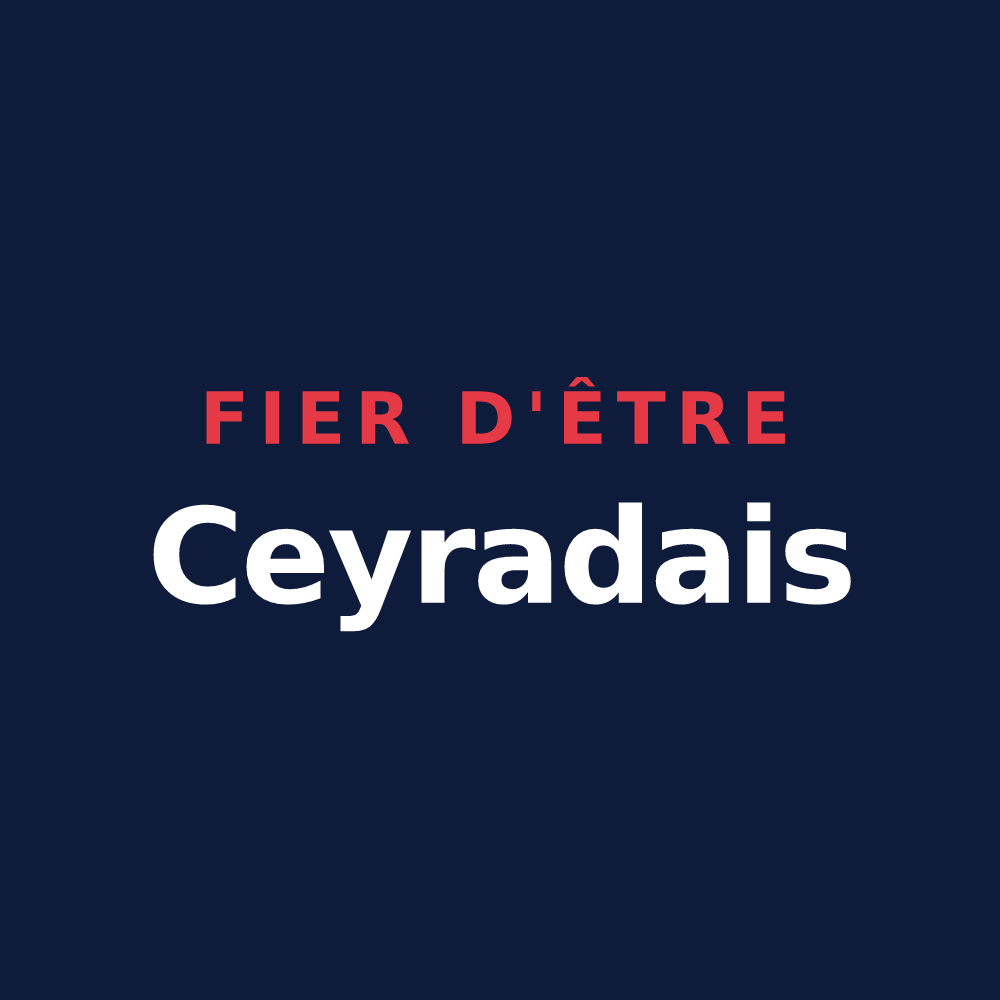 T-shirt « Fier d'être Ceyradais » — design pour Ceyras