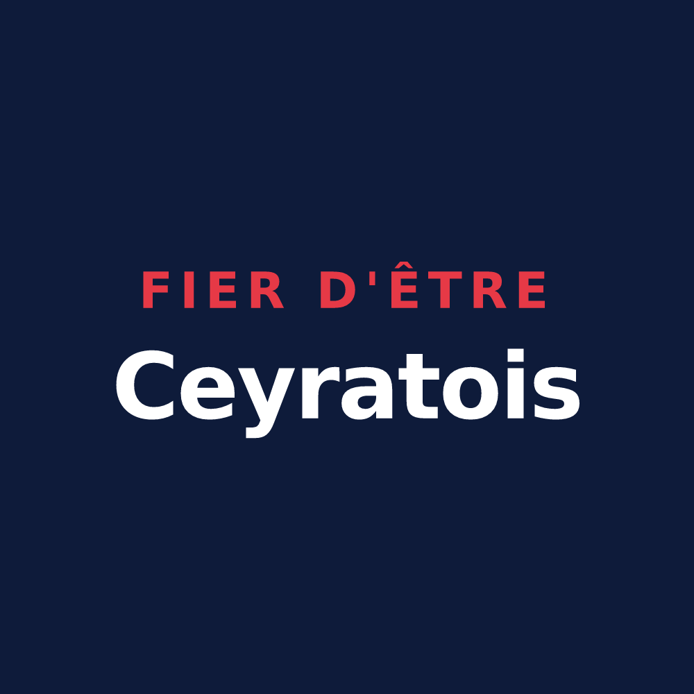 T-shirt « Fier d'être Ceyratois » — design pour Ceyrat