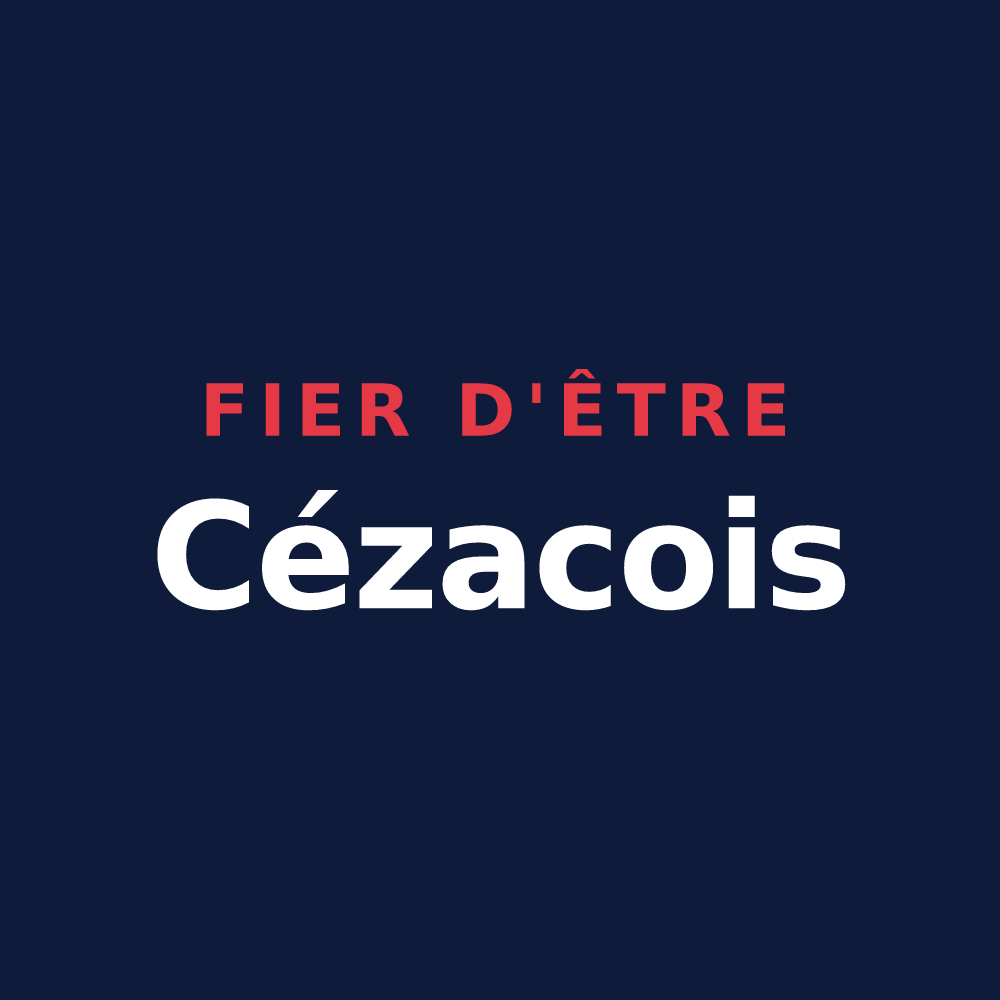 T-shirt « Fier d'être Cézacois » — design pour Cézac